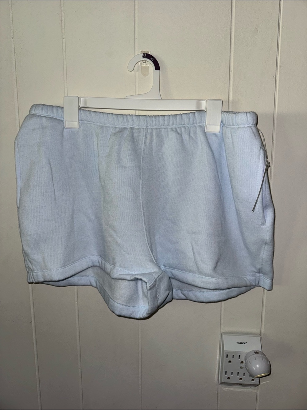 wild fable Light Blue Elastic Waist Athletic Shorts